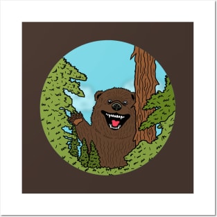 California Redwood Black Bear Posters and Art